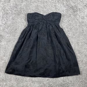 Milly Top Womens Size 2 Babydoll Empire Waist Sweetheart Neck Floral Pleated Y2K